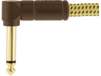 Fender Deluxe Series Instrument Cable Angle/Angle Tweed 90cm Fender Deluxe Series Instrument Cable Angle/Angle Tweed 90cm